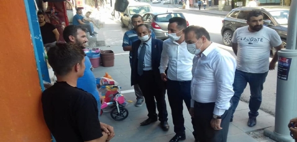Uludere Belediye Başkanı Ürek, Esnaf Ziyareti Gerçekleştirdi