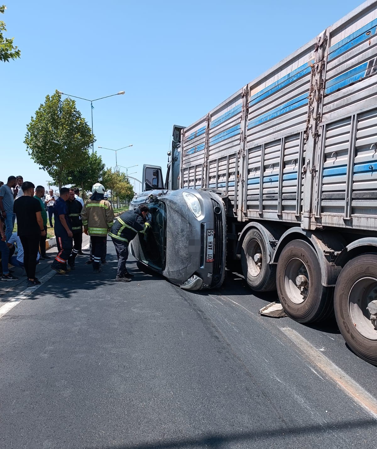 Mardin'de zincirleme kaza: 2 yara