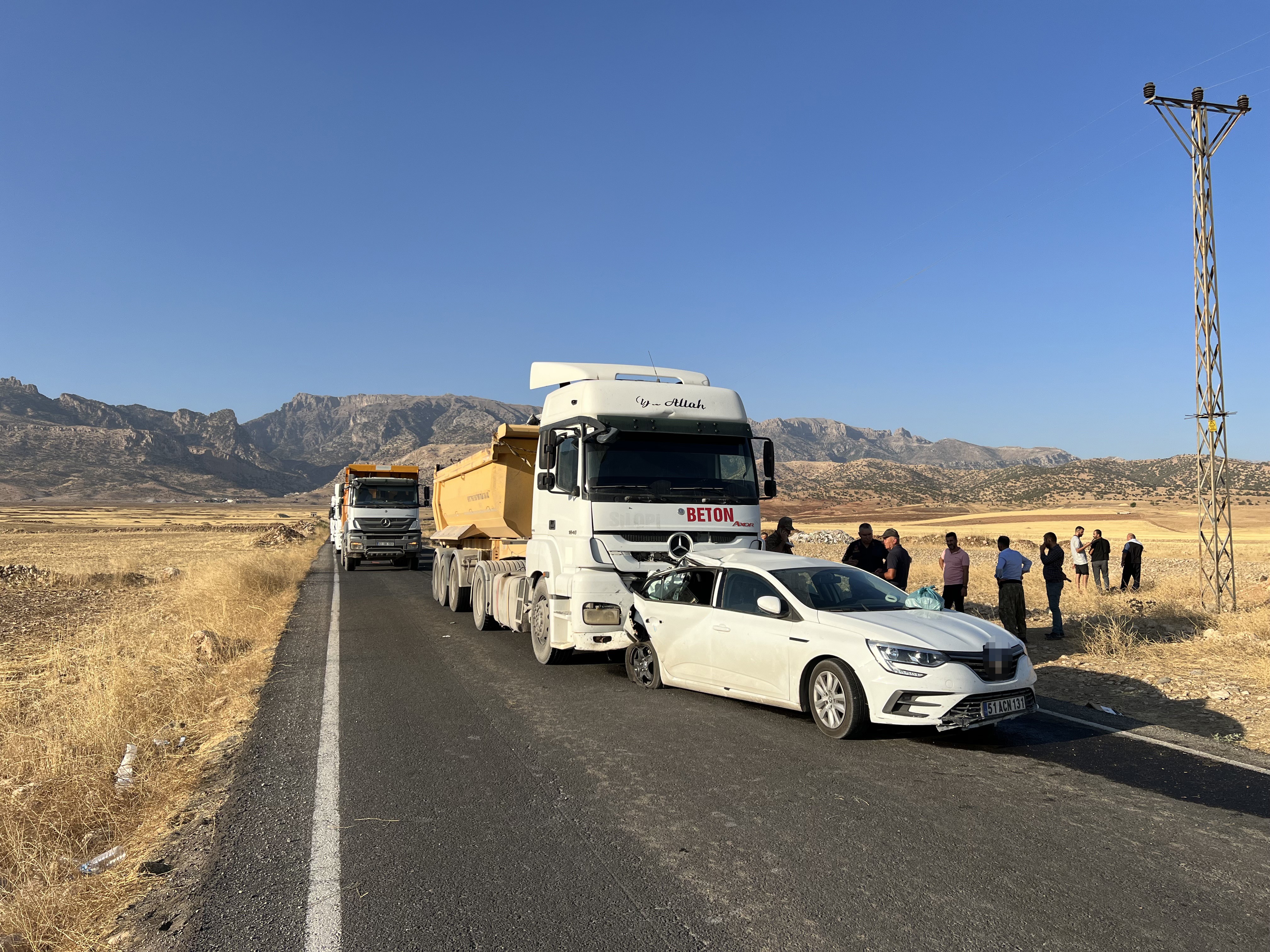Silopi'deki Feci Kazada 1 kişi Öldü 2 kişi yaralandı