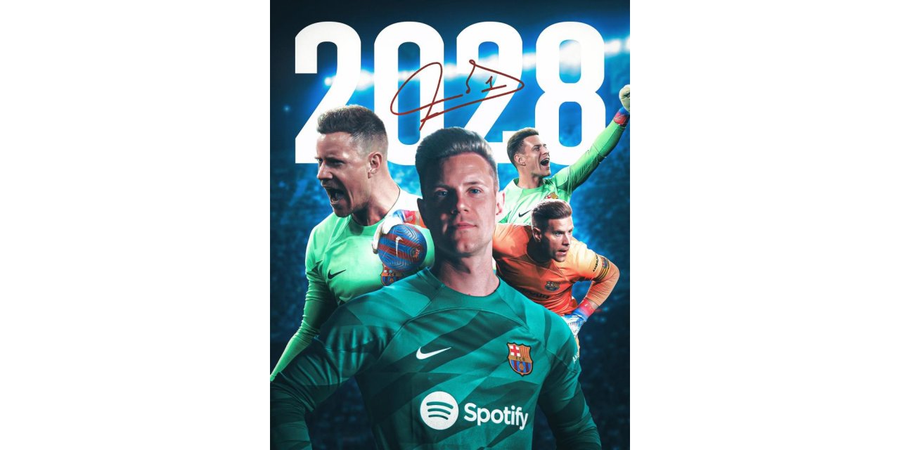 Barcelona, Marc-Andre ter Stegen'in sözleşmesini 2028 yılına uzattı
