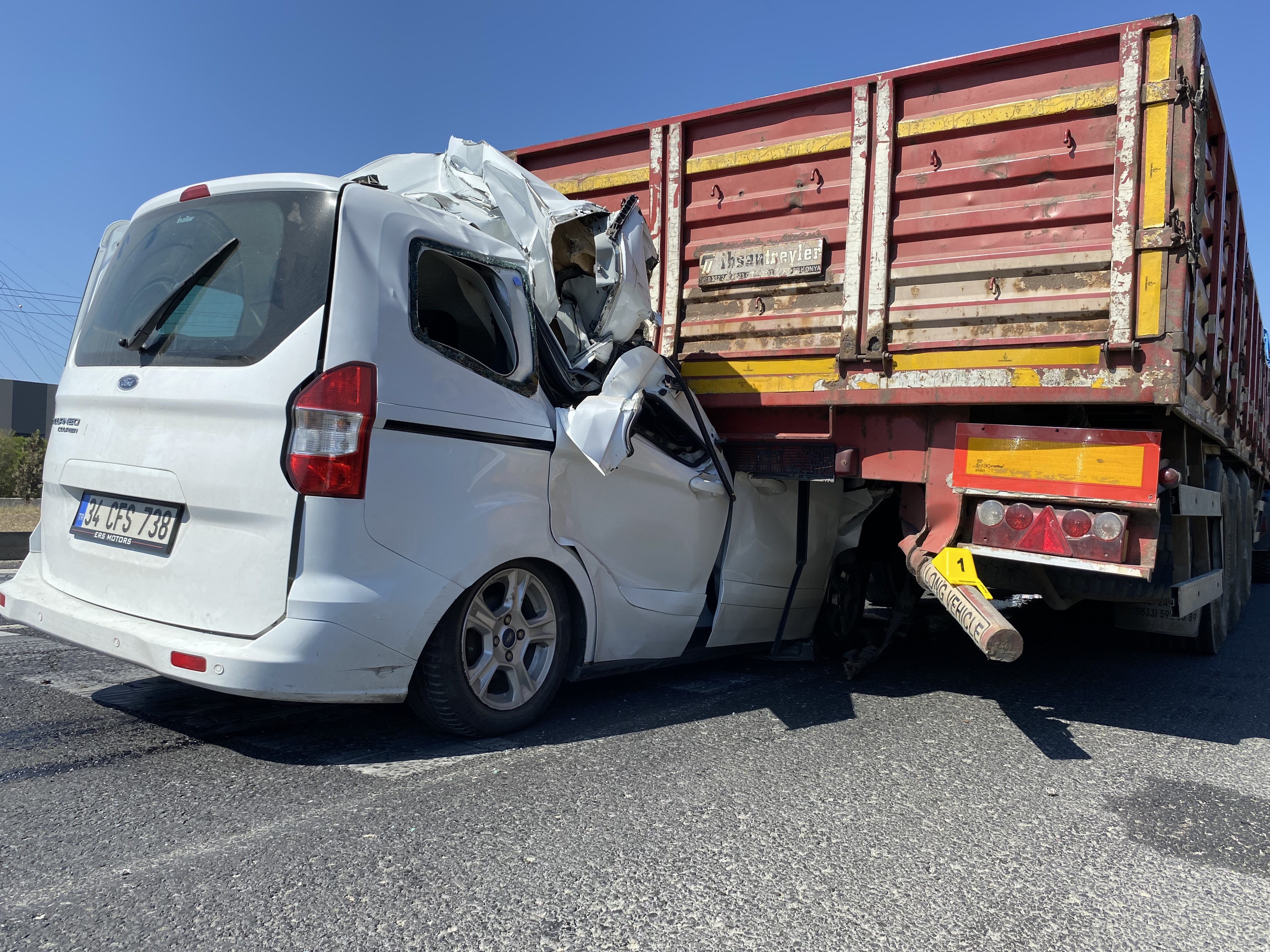 Feci kaza ve gözyaşı: 1 ölü, 1 yaralı