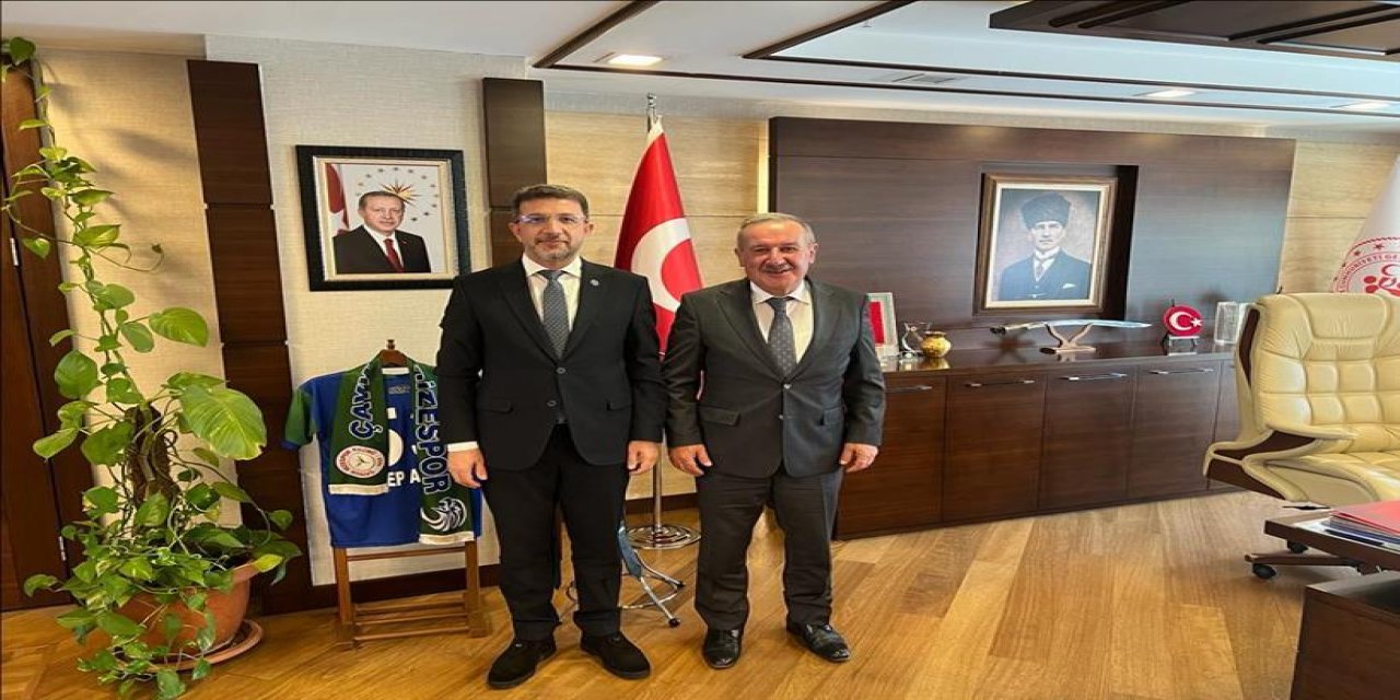 Rektör Alkış KYK Genel Müdürü Recep Ali Er’i ziyaret etti