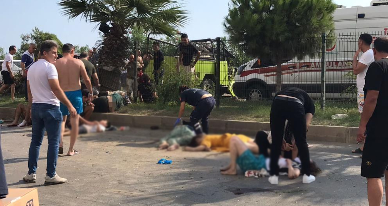 Antalya’da turistlerin saferi faciası: 2 ölü, 15 yaralı