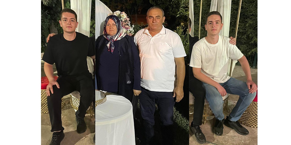 10 yıl sonra gelen ikizler anne babalarıyla yan yana toprağa verildi