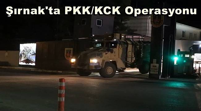 Şırnak’ta terör operasyonu: 3 gözaltı