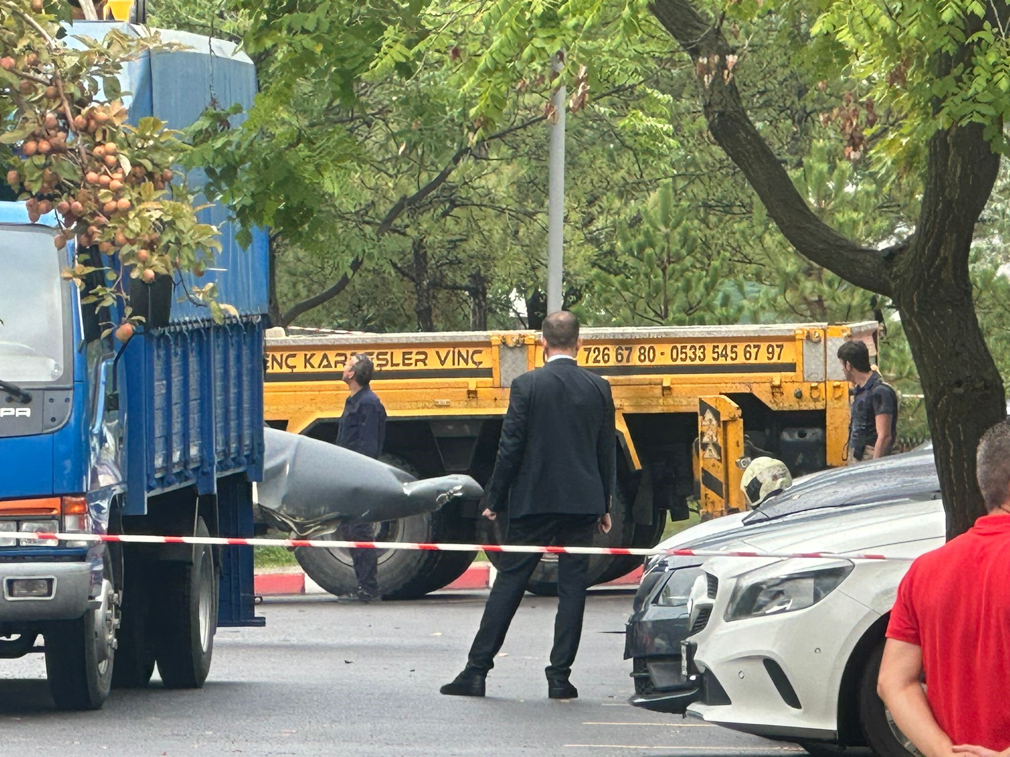 F-4 savaş uçağının parçasının düştüğünü gören vatandaş İHA'ya konuştu