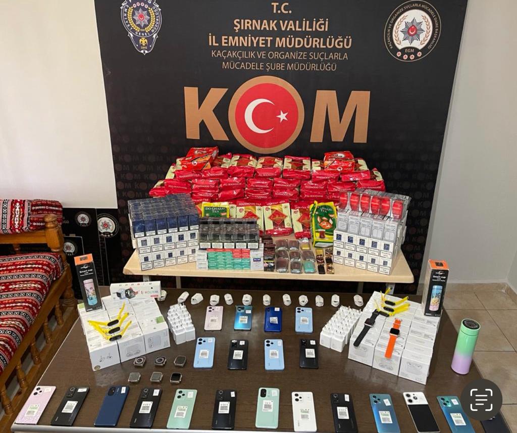 Şırnak’ta kaçakçılık ve asayiş operasyonu: 55 gözaltı