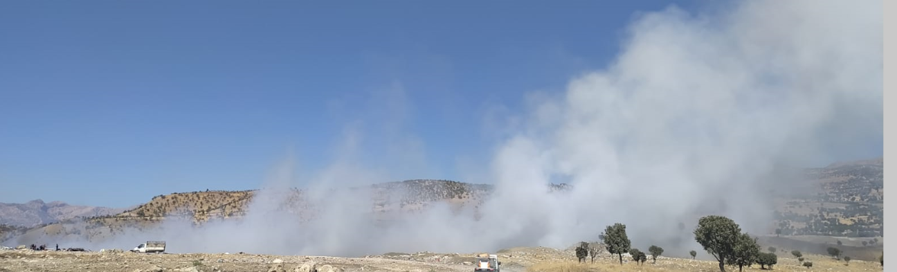 Şırnak adeta duman ve küle boğuldu