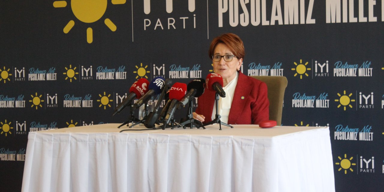 İYİ Parti lideri Akşener: “Biz ittifak sistemini reddediyoruz"