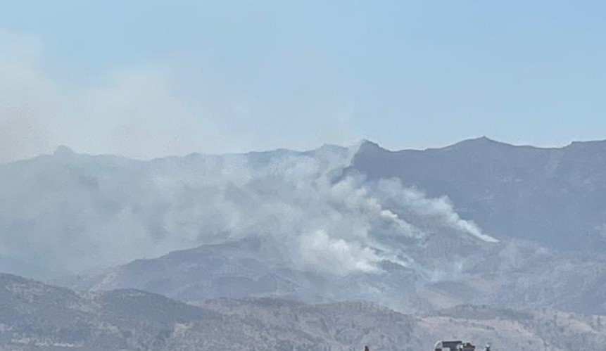 Cudi dağındaki yangın devam ediyor