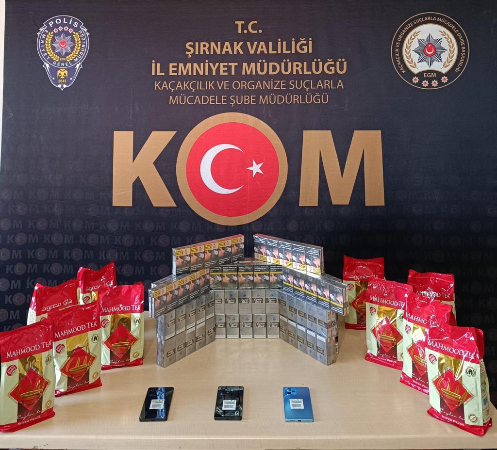 Şırnak’ta kaçakçılık ve asayiş operasyonu: 77 gözaltı
