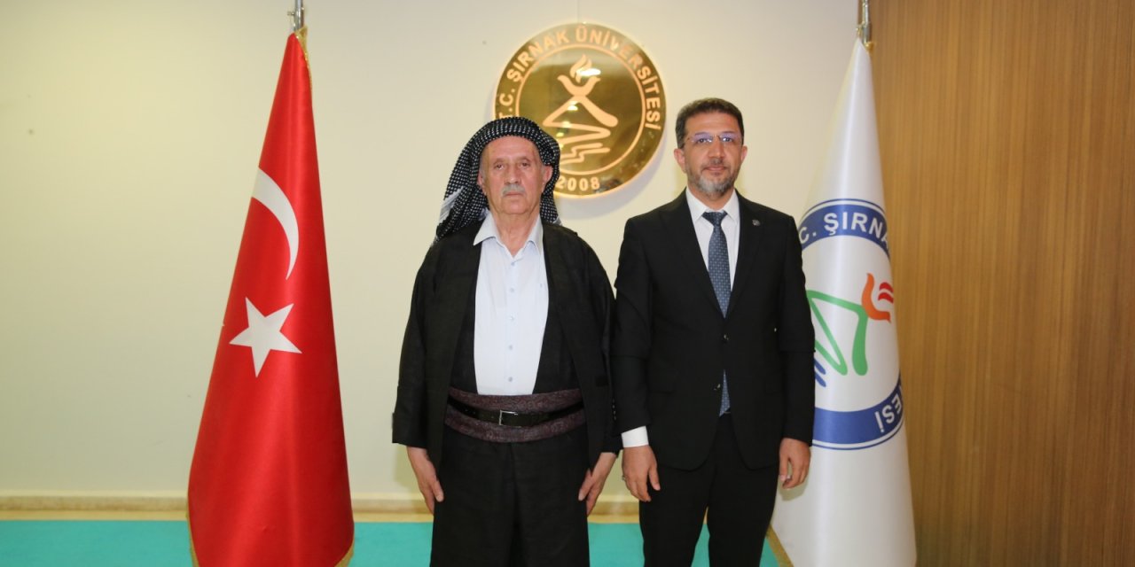 Şırnaklı Aşiret Liderinden Rektör Alkış’ a destek