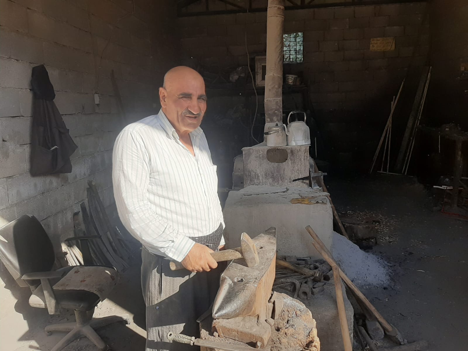 Şırnak’ta Baba Mesleğine Sadece O Sahip Çıktı!