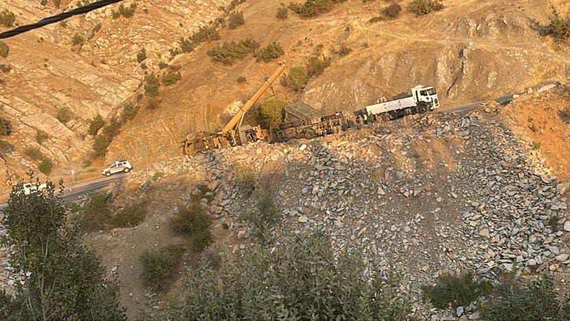 Şırnak’ta askeri araç devrildi:2 yaralı