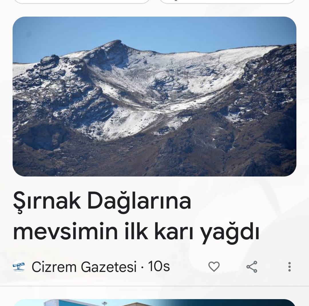 Şırnak, Google Keşfet kategorisini süslemeye devam ediyor