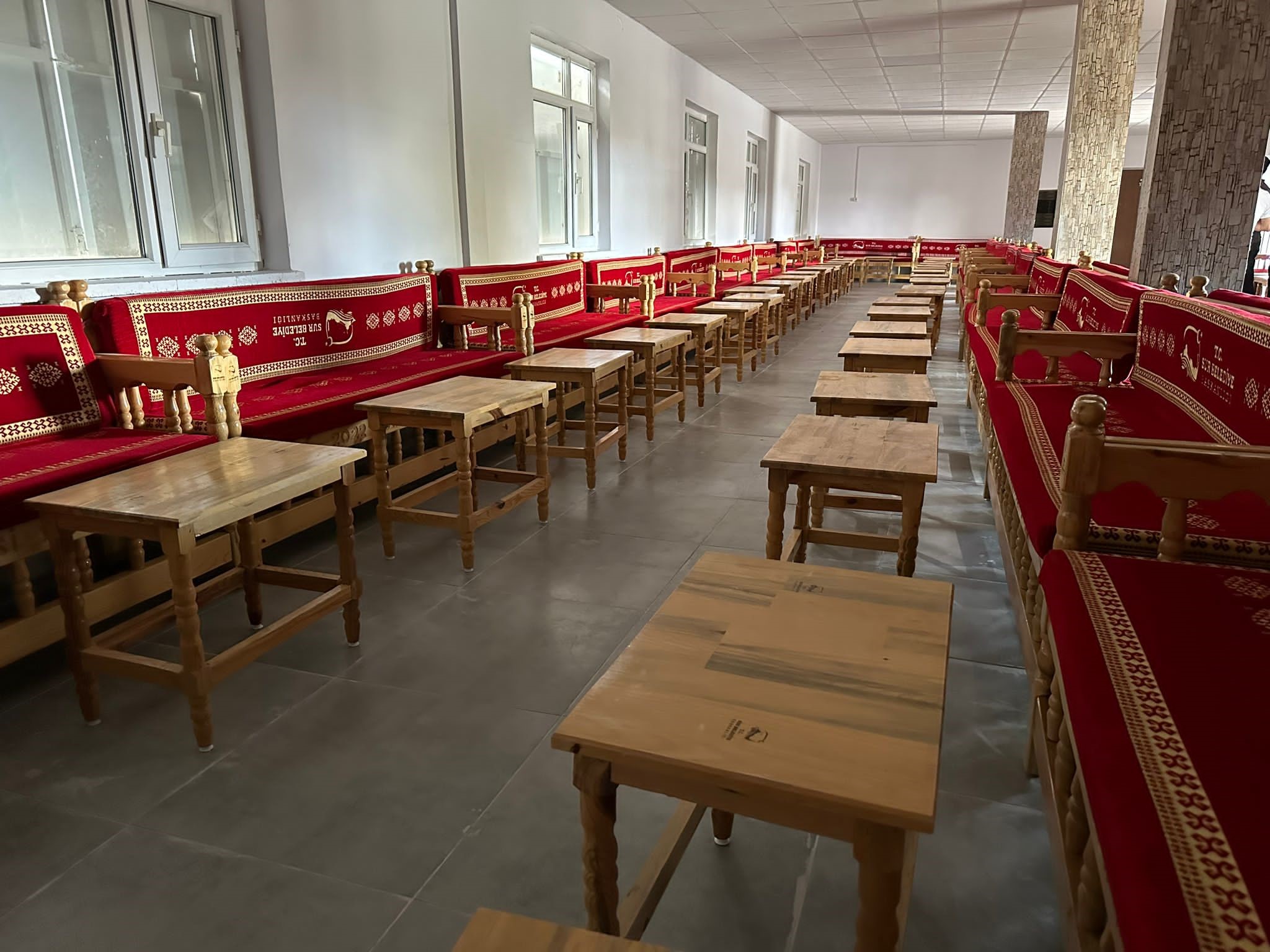 Taziye evlerine sedir yardımı