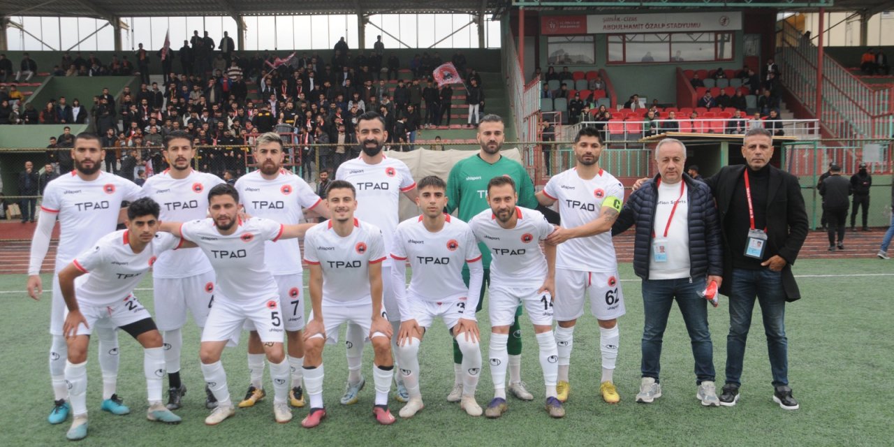 Şırnak Spor, Diyarbakır Ekibine diş geçirmedi