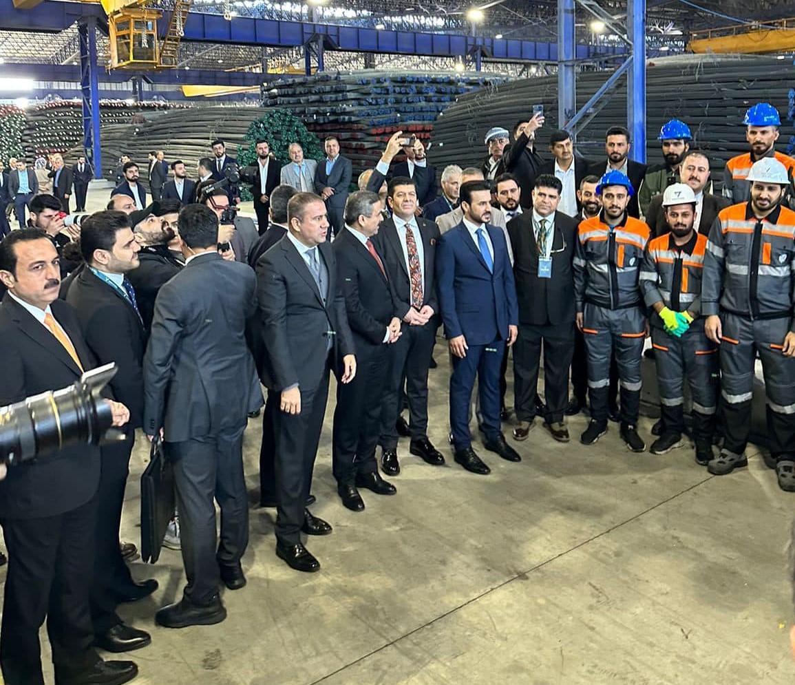 DAİB Başkan Yardımcısı Çağlı, Irak’ta Demir-Çelik fabrikasının açılışına katıldı