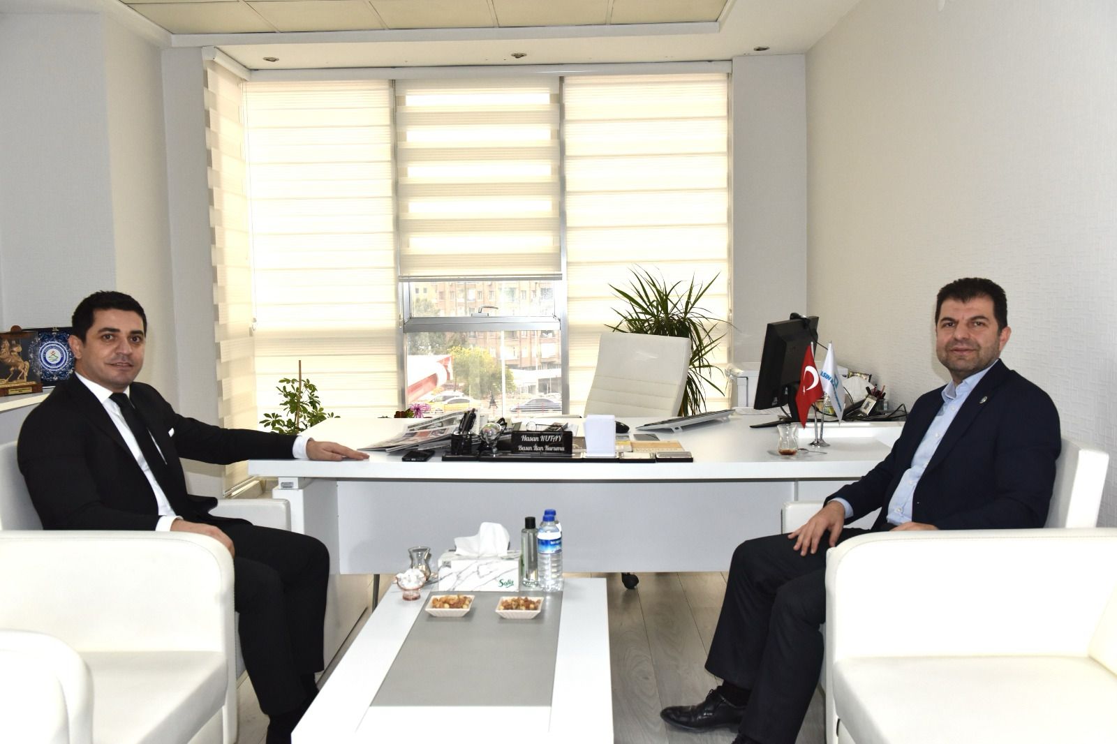 Dicle Üniversitesi Başhekimi Akıl,BİK Bölge Müdürü Kutay ile görüştü
