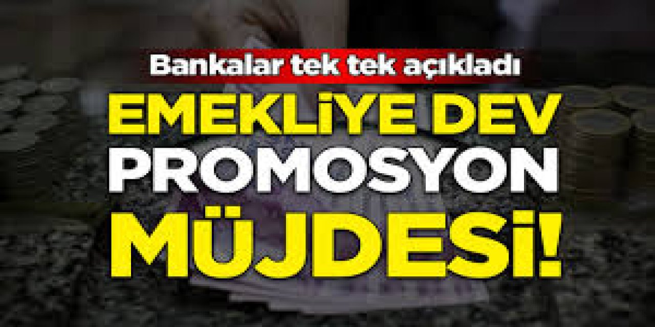 Maaş alan Emeklilere iyi haber: Bankalardan yeni promosyon duyurusu