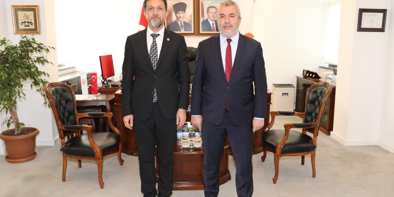 Rektör Alkış, ÖSYM Başkanı Ersoy’la bir araya geldi