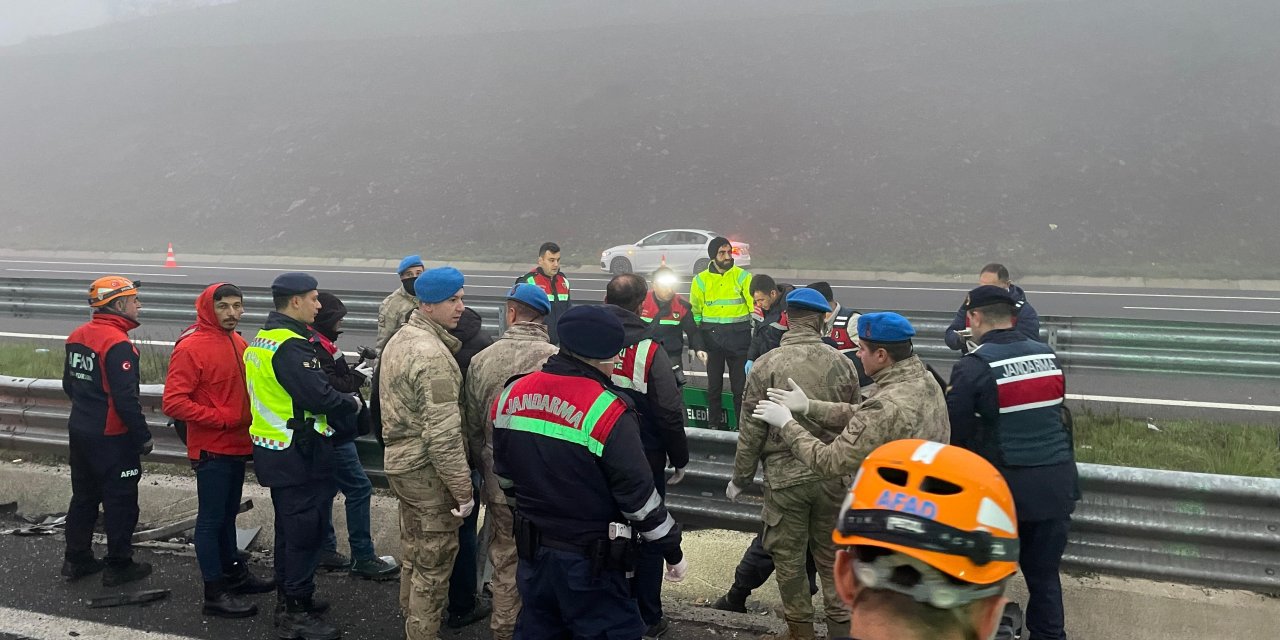 Kuzey Marmara Otoyolu'nda korkunç kaza: 10 ölü, 59 yaralı