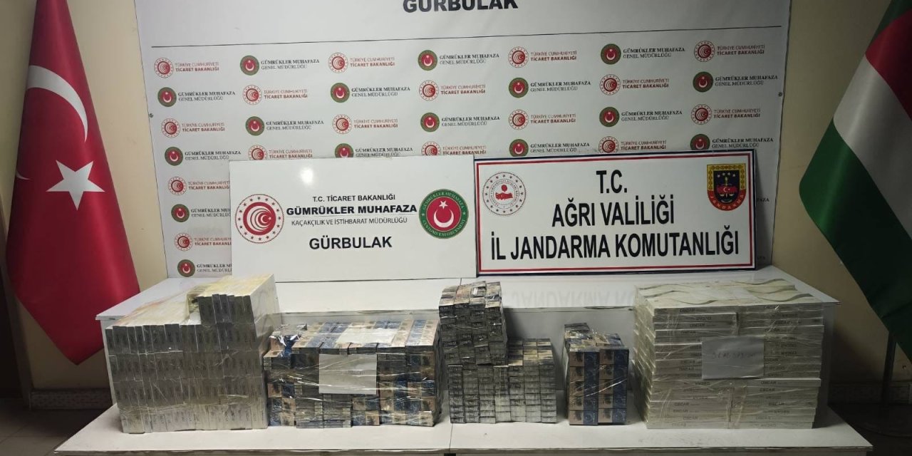 1 milyon TL’lik kaçak sigara ele geçirildi