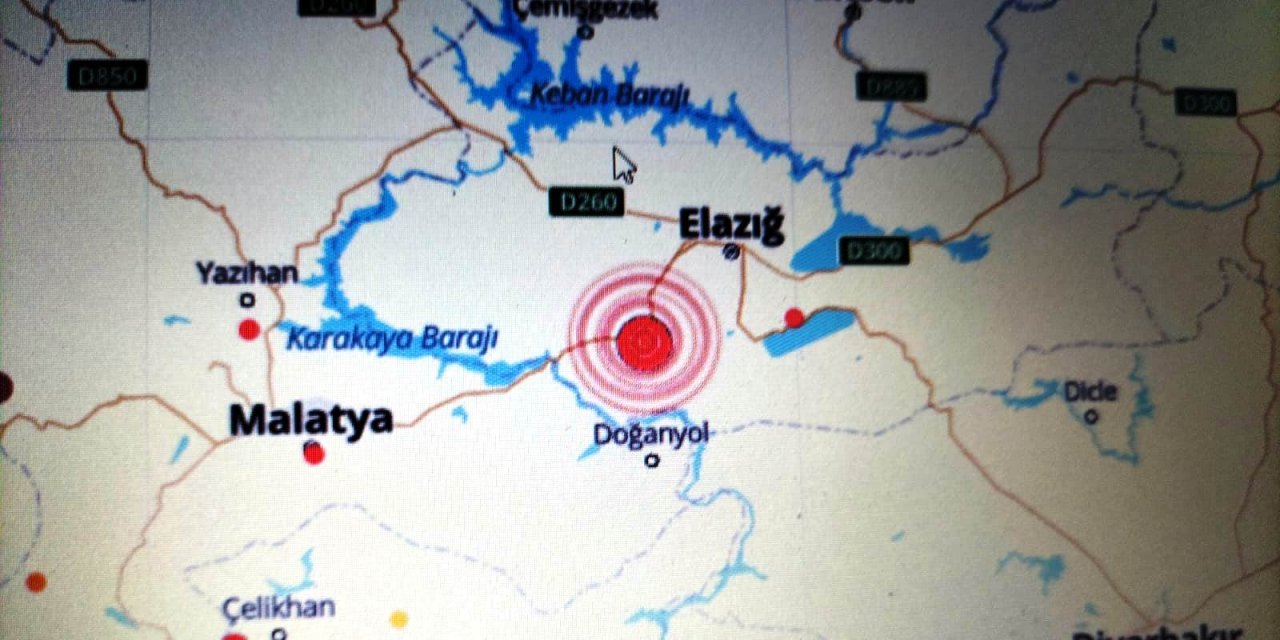 Elazığ'da 4.2 büyüklüğünde deprem