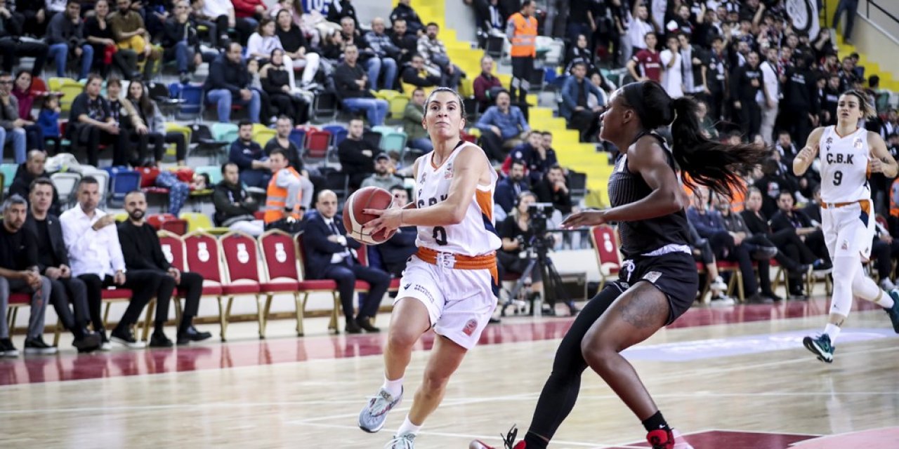 Kadınlar Türkiye Kupasında ÇBK Mersin, Beşiktaş'ı  87-84 yendi