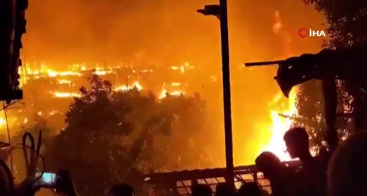 Yangın 7 Bin Müslümanı Evsiz Bıraktı
