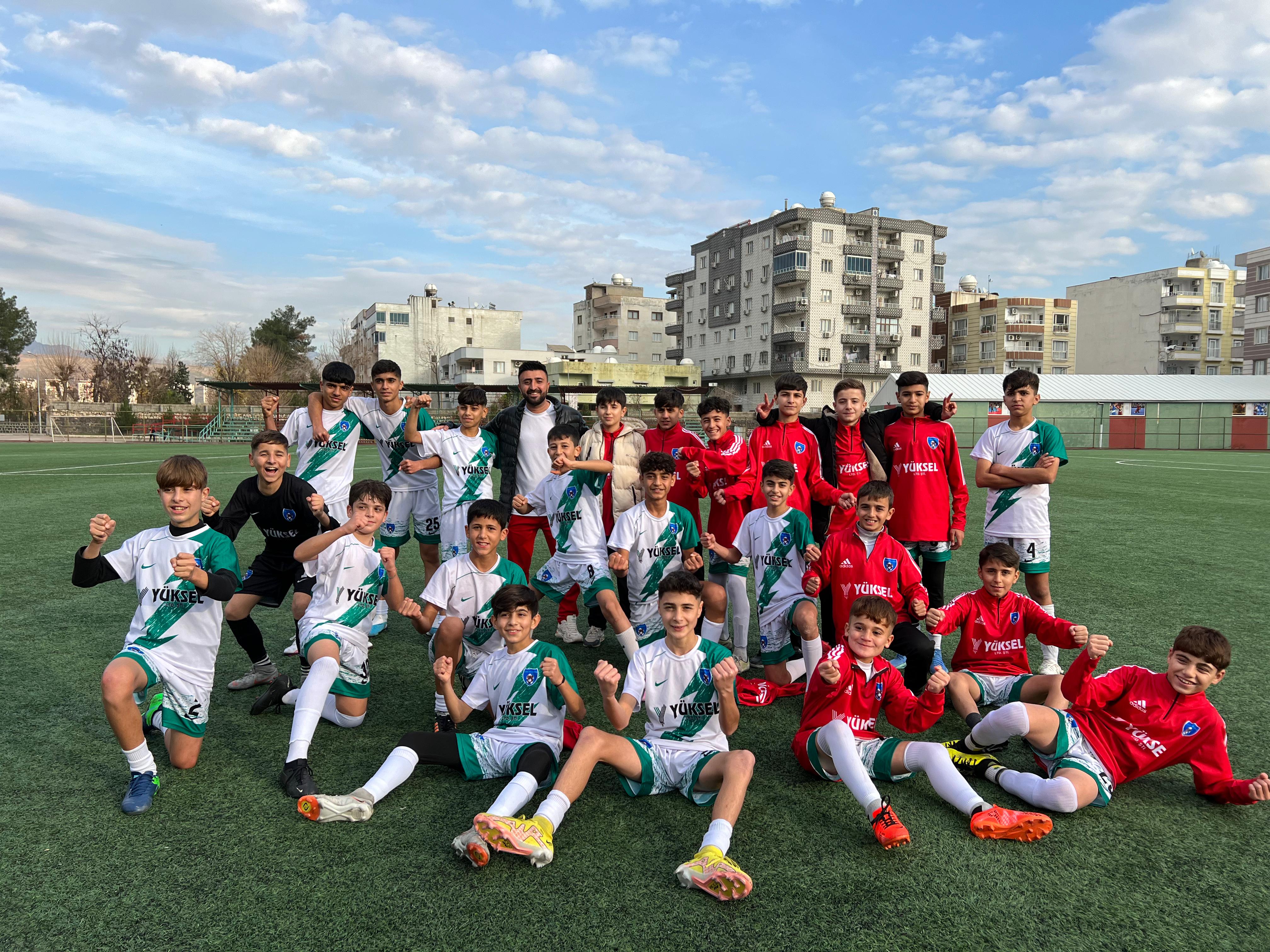 U14 Liginde Cizre Dicle Spor, Cizre 2020 Gençlik Sporu 2-1 yendi