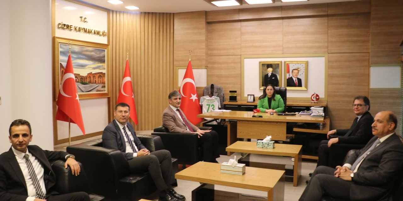 Özel Eğitim ve Rehberlik Hizmetleri Genel Müdürü Otrar, Cizre Kaymakamı Demir ile Görüştü
