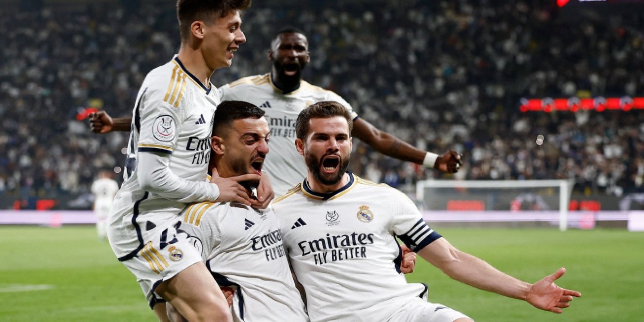 İspanya Süper Kupası'nda Real Madrid Finalde
