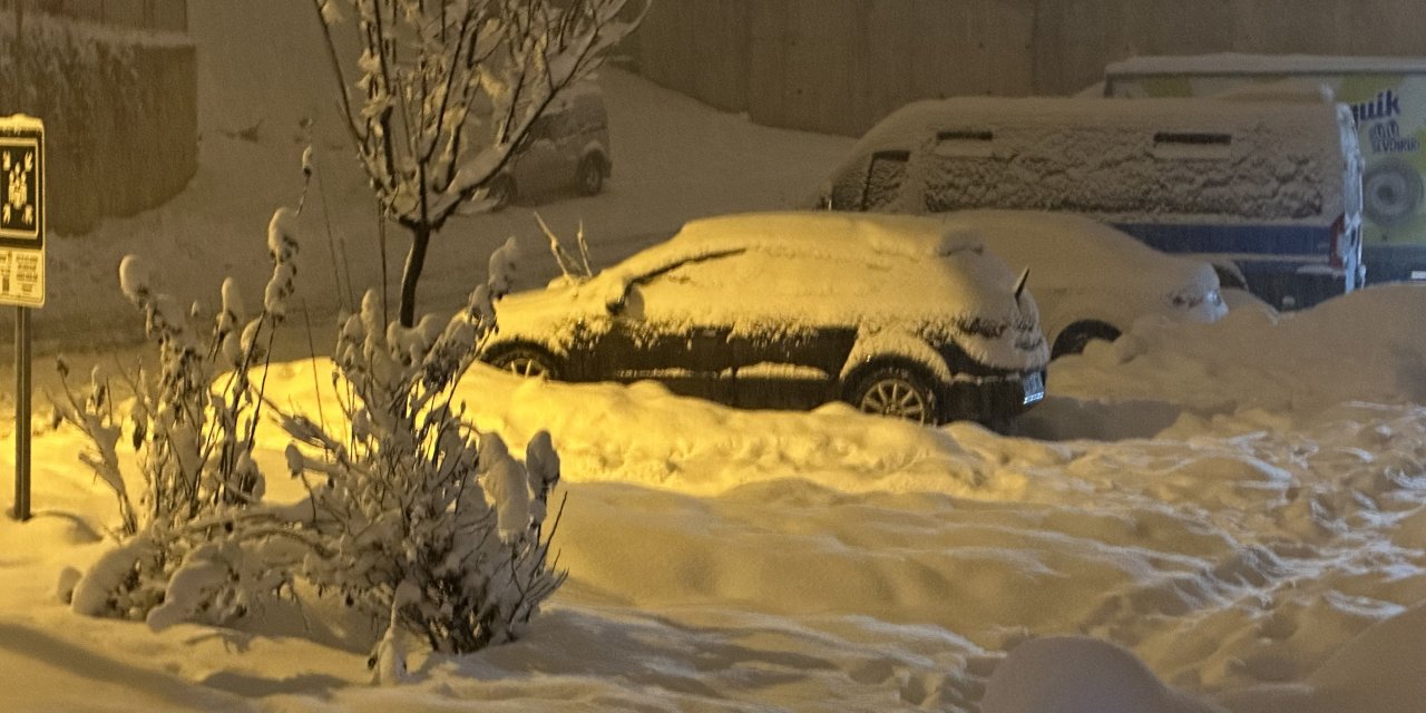 Kar kalınlığı o İl'de 20 santimetreyi geçti
