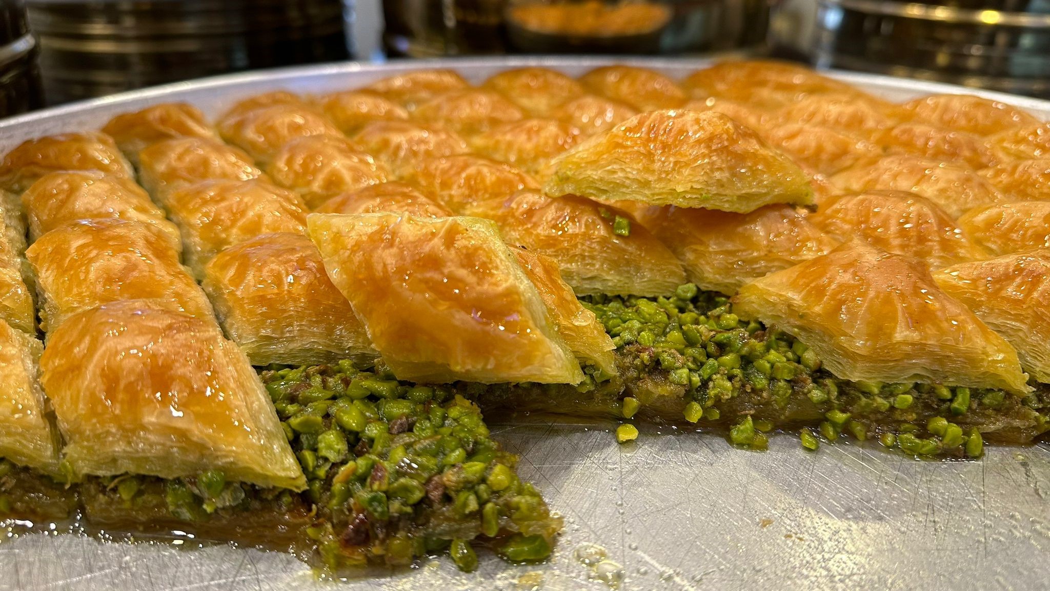 75 ton baklava ile ihracat rekoru kırdı!
