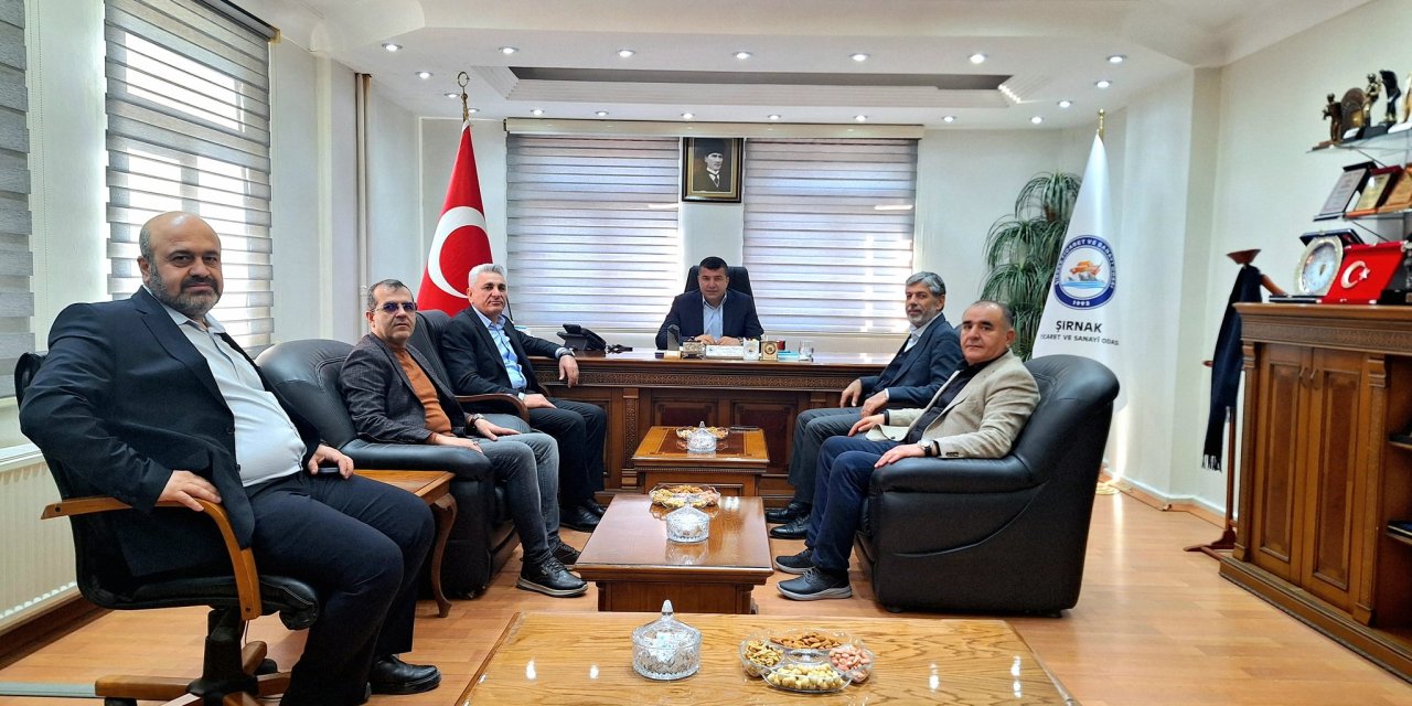 Nusaybin Ticaret Borsası Yöneticilerinden Şırnak TSO’ya Ziyaret