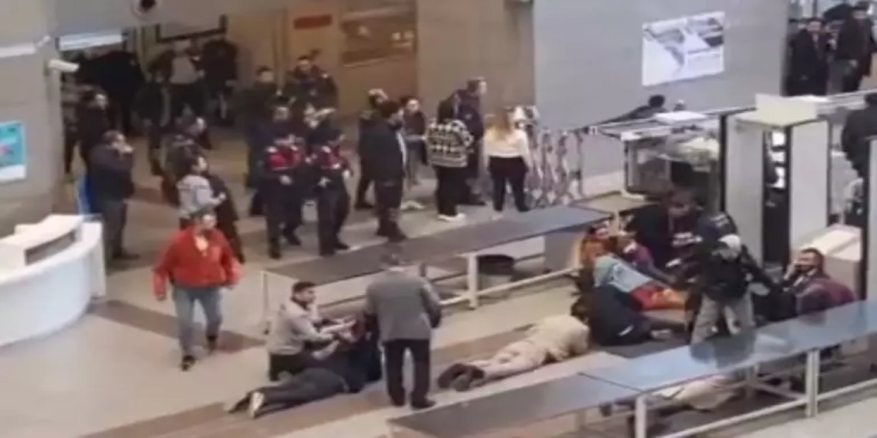 Çağlayan Adliyesi'nde silahlı saldırı girişimi!1 vatandaş hayatını kaybetti