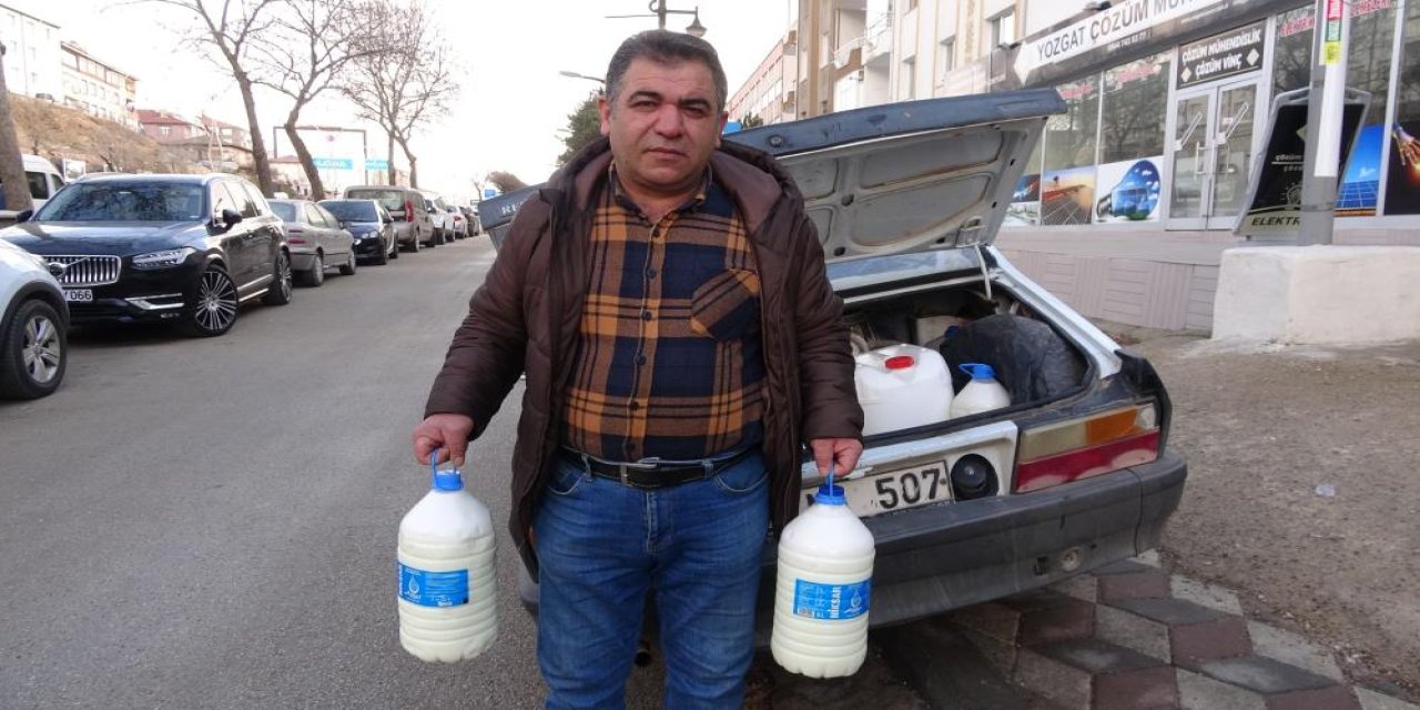 Takdir toplayan süt besicisi, memura 100,emekliye 60,asgari ücretliye 70 Liradan satıyor