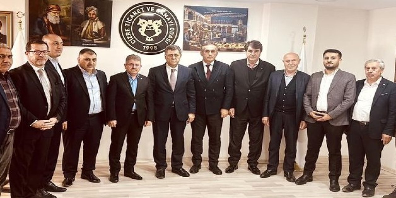 UND Heyeti Cizre TSO Başkanı Yıldırım ile görüştü