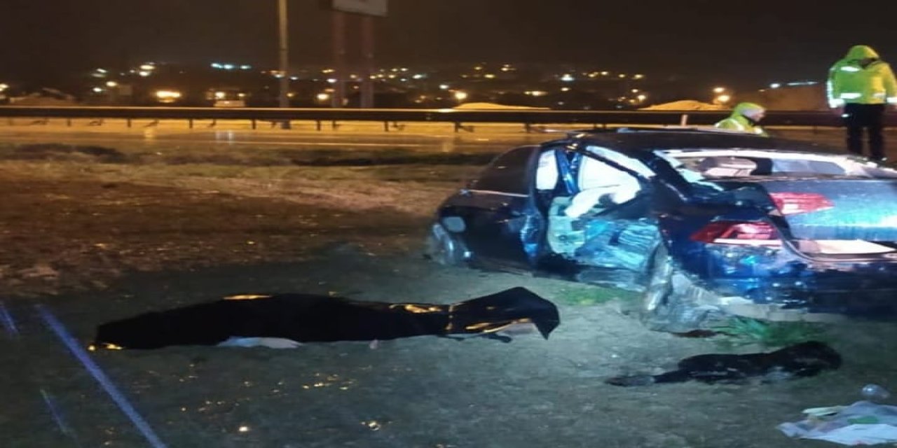 Trafik kazası: 2 ölü, 2 yaralı