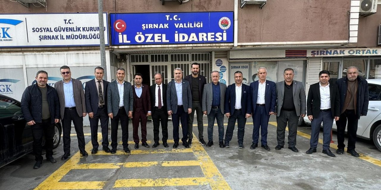 Memur-Sen Şırnak Yönetiminden Sadık Taşar’a Ziyaret