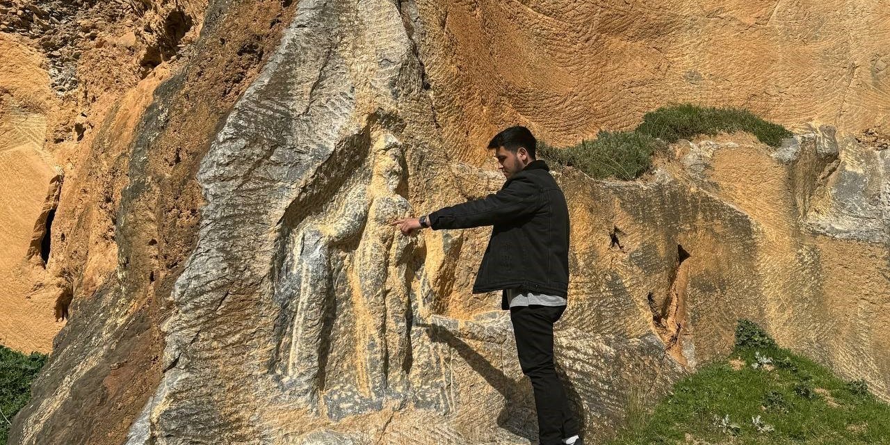2 bin yıllık tarihi Herkül Kaya Kabartması Tahrip edildi