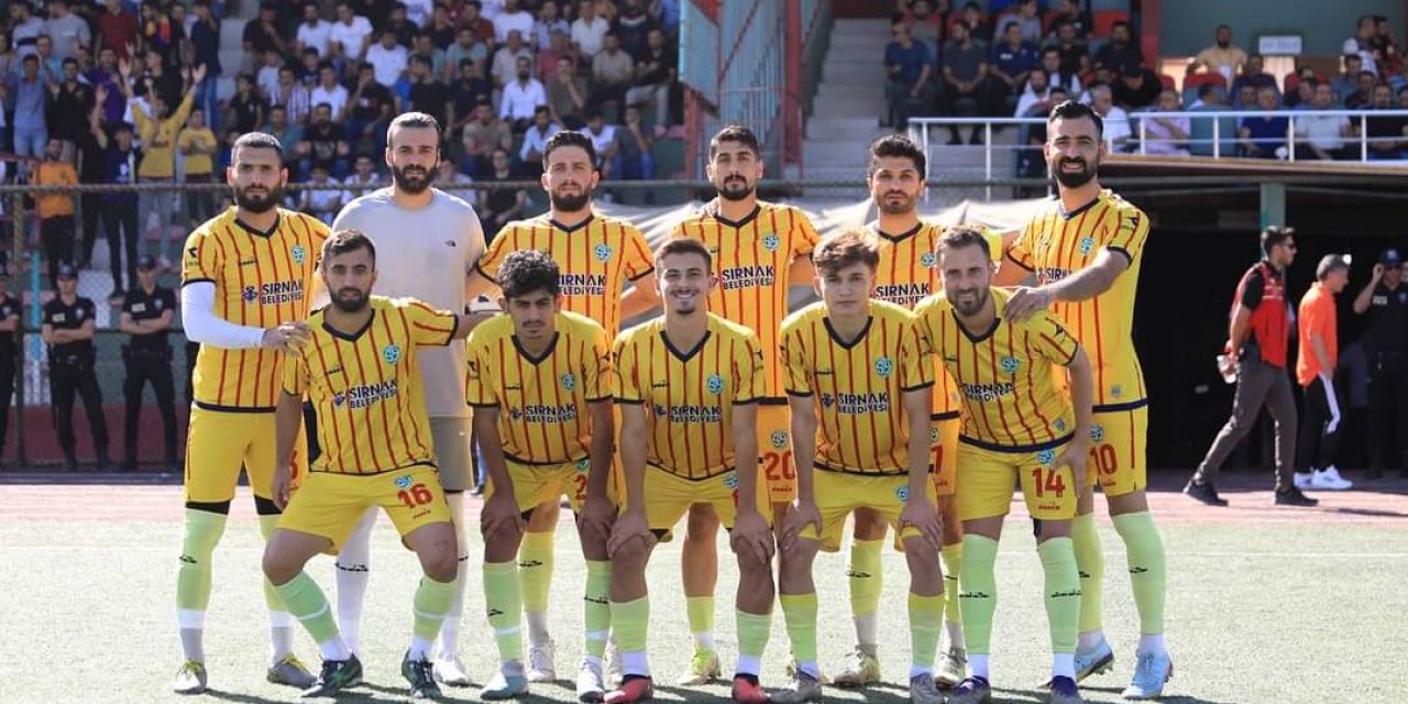 Şırnak Petrol Spor, Bitlis Özgüzeldere Sporu 3-0 Mağlup etti