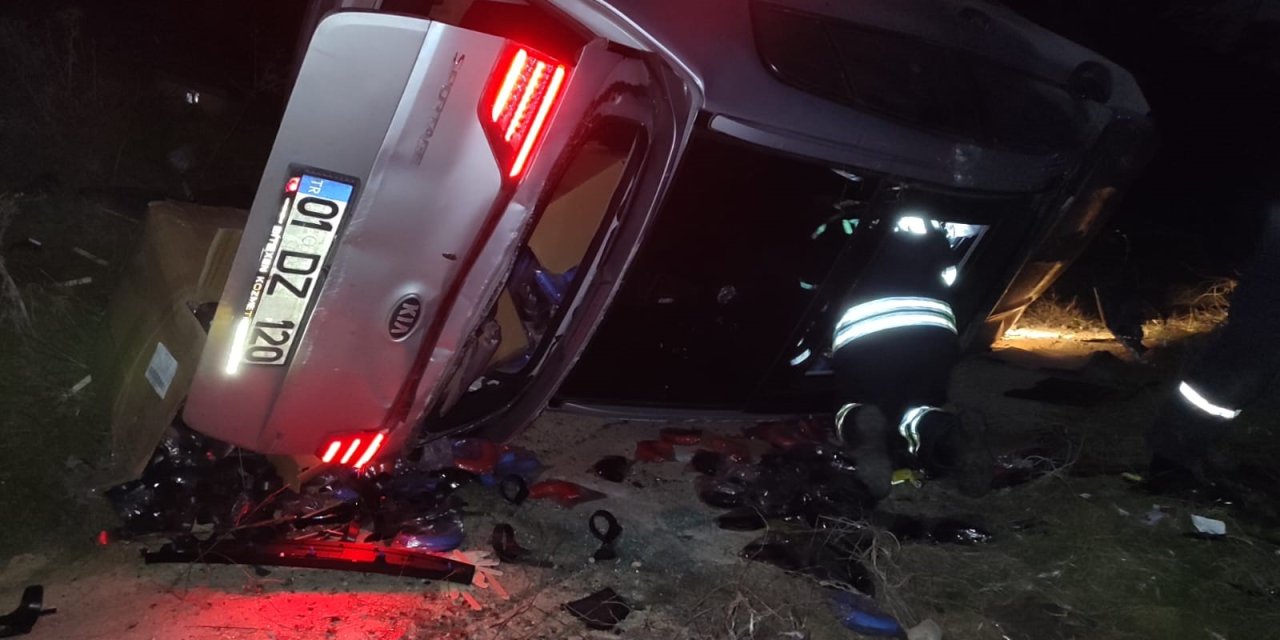 Karşı şeride geçen kamyon otomobille çarpıştı: 1 ölü, 1 yaralı