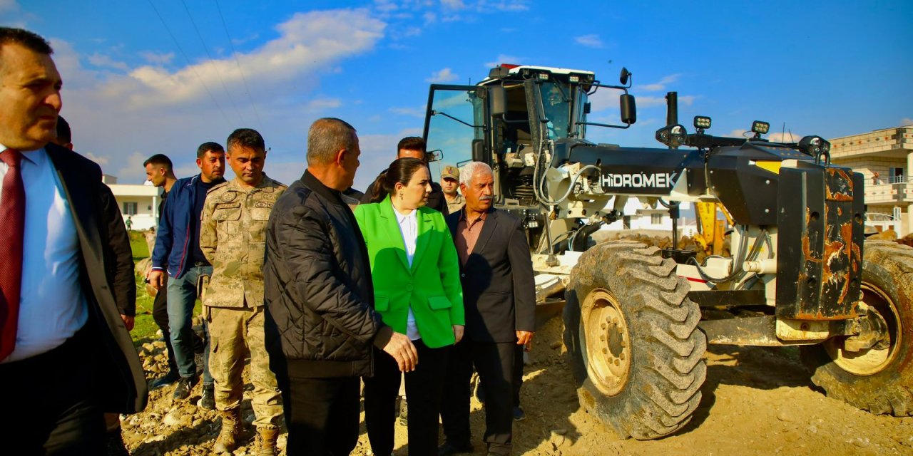 Kaymakam Demir, Köylerdeki Yol Çalışmalarını yerinde denetledi