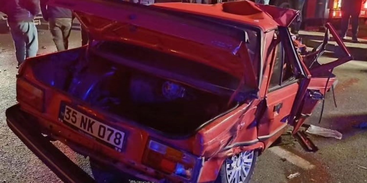 3 aracın karıştığı trafik kazasında 1 kişi hayatını kaybetti