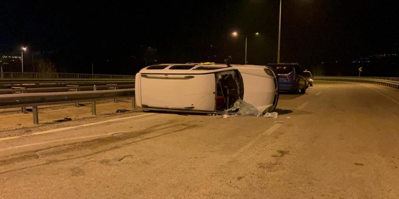 Şırnak’ta görevli personel Bursa’da kaza yaptı, 1 ağır 4 kişi yaralı