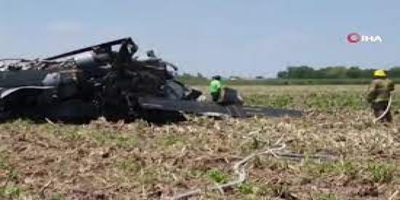 Askeri helikopter düştü: 3 ölü, 2 kayıp