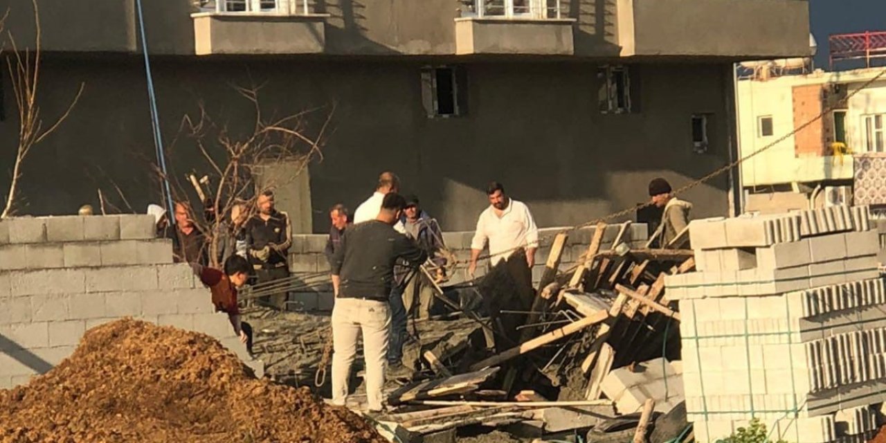 Çöken İskeleden düşen 2 işçi feci şekilde yaralandı