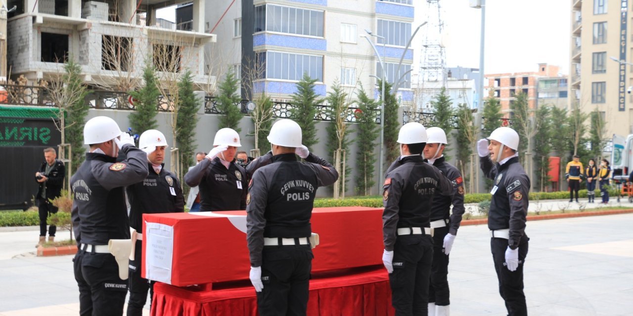 Şırnak’ta şehit olan polis Fırat Der için tören düzenlendi
